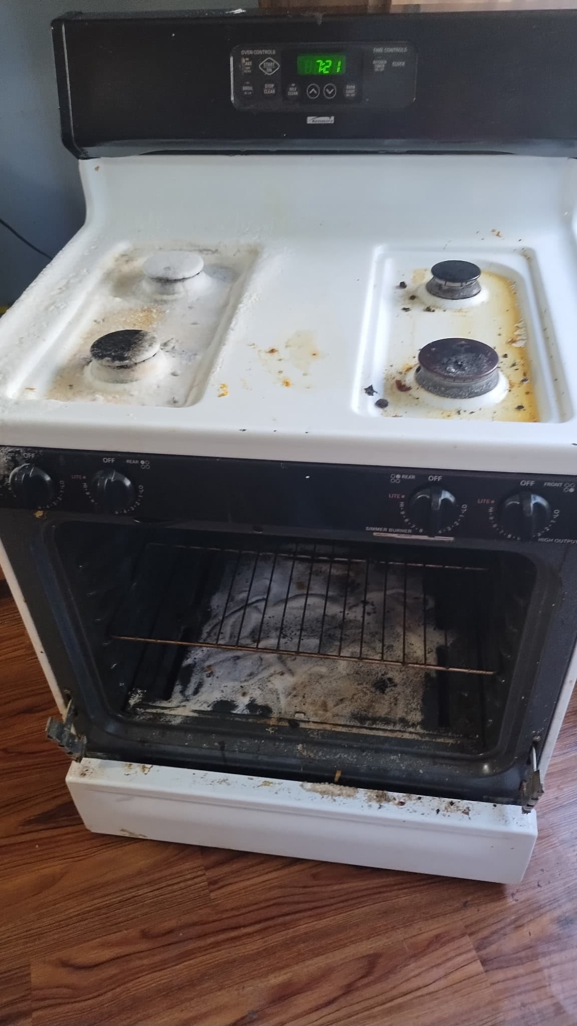 Before cleaning